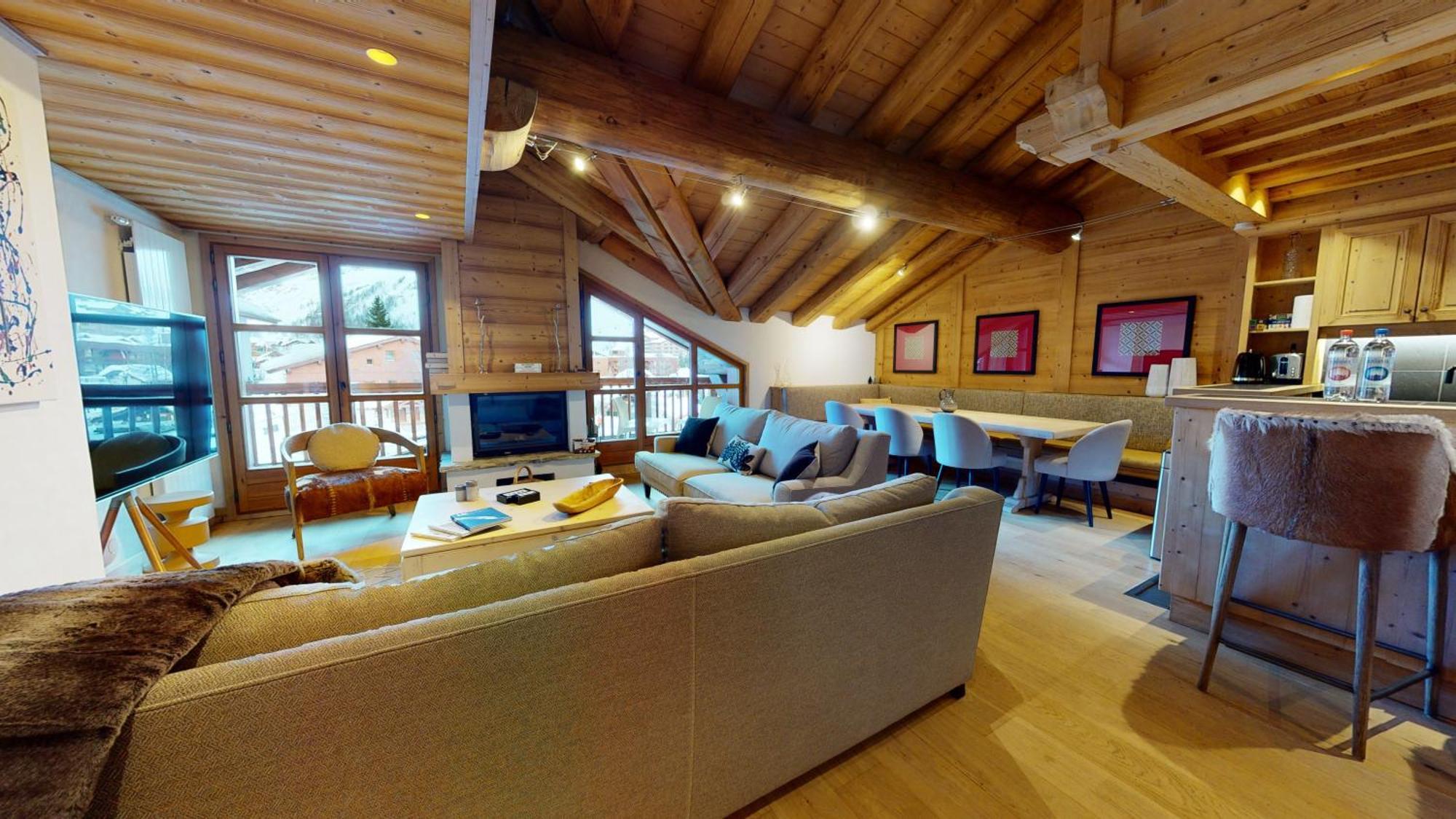 Residence Le Lys Martagon Val-dʼIsère Oda fotoğraf